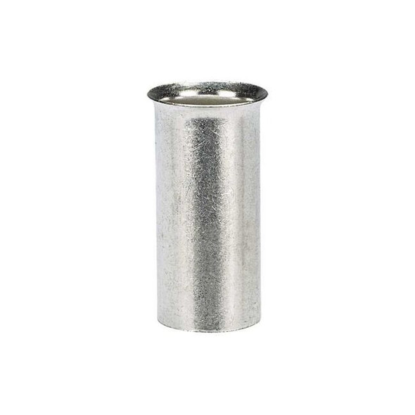 Panduit Ferrule, 1 AWG, Non-Insul, 31/32in., PK100 F87-25-C