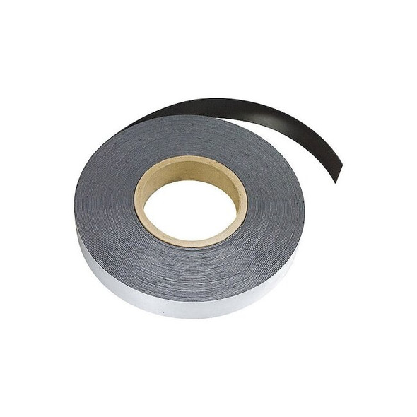 Mag-Mate Flexible Magnet Strip,w/Adhesive,50 ft L MRA120X0100X050