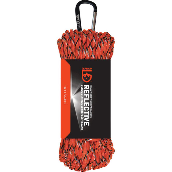 GearAid 550 100 Ft. Orange Paracord 80691