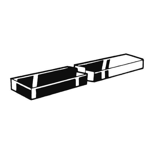 Undersized Key Stock, C45K Steel, Plain, 1000 mm L, 12 mm W, 8 mm H