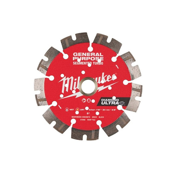5" DIAMOND ULTRA Segmented Turbo, General Purpose Diamond Blade