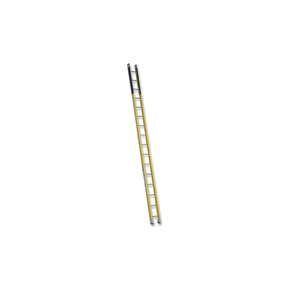 Manhole Ladder, IAA, M7116-1, 16 ft L, 12.4 in W, 375 lb Load Capacity, Fiberglass