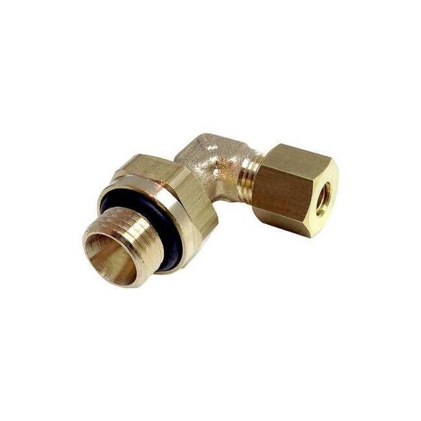 Legris Elbow, Brass, BSPP , Comp. 6 mm 0199 04 10
