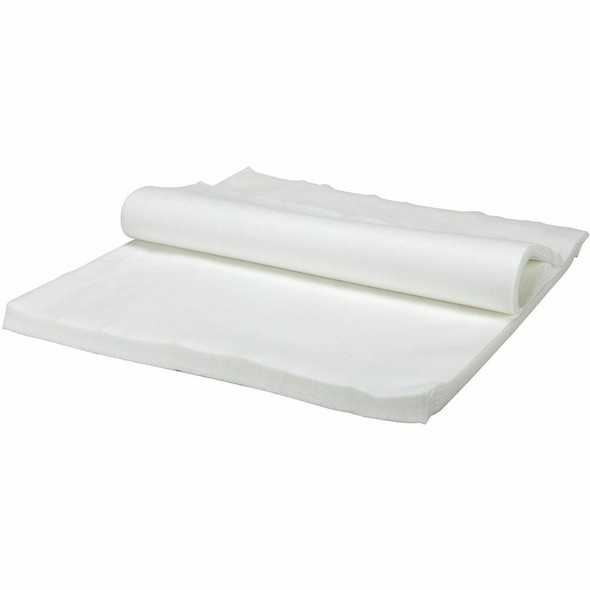 Genuine Joe Disposable Linen-Like Napkins - White