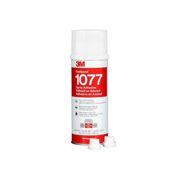 3m SprayAdhesive,Clear,8.2floz,AerosolCan 1077