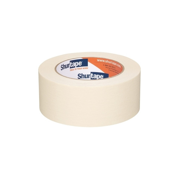 Shurtape Utility Grade Masking Tapes, 3/4 in X 60 yd, 5 mil, Natural