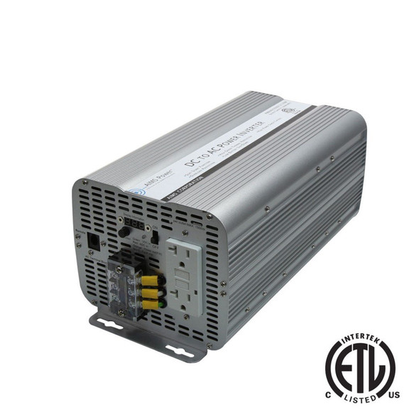 Power Inverter, Modified Sine, 7200 W Peak, 3,600 W Continuous, 2 Outlets
