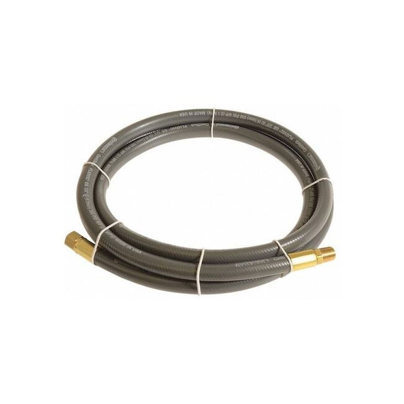 1/4" x 5 ft PVC Coupled Multipurpose Air Hose 300 psi GY