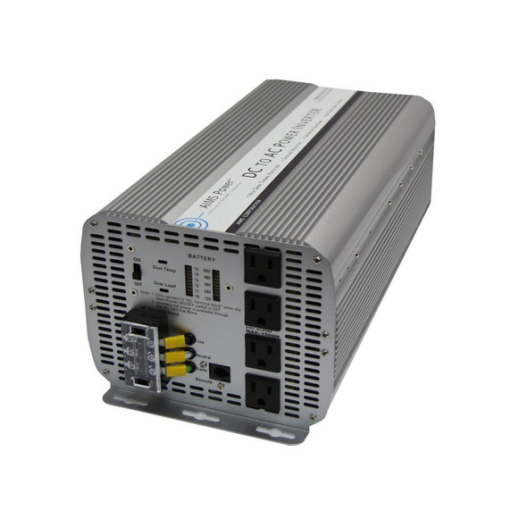 Power Inverter, Modified Sine, 1,0000 W Peak, 5,000 W Continuous, 4 Outlets