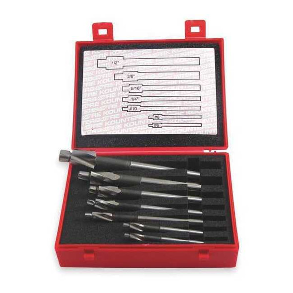 Keo No 6 through 1/2" +1/32 Oversize Kounterbore Set 902-000-042