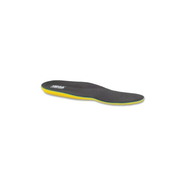 ESD Anti-Static Insole, Men's 08 and 09/ Women's 10 and 11, Dual-Layer Memory Foam, Black/Yellow