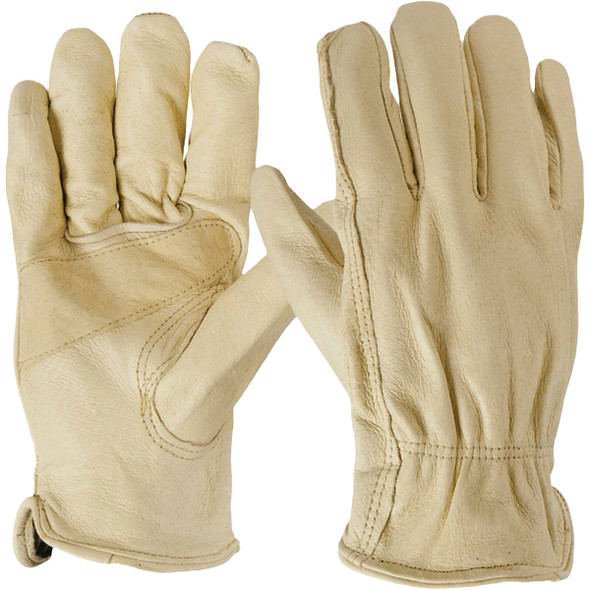 True Grip Men's Large Pigskin Leather Driver Gloves 9333-26