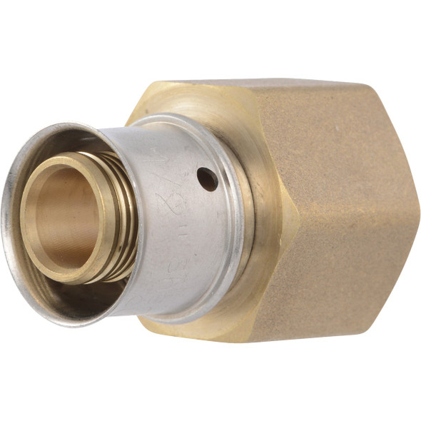 SharkBite 1/2 In. x 3/4 In. FNPT PEX Press Brass Adapter UCP068Z