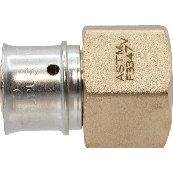 SharkBite 1/2 In. x 1/2 In. FNPT PEX Press Brass Adapter UCP072Z