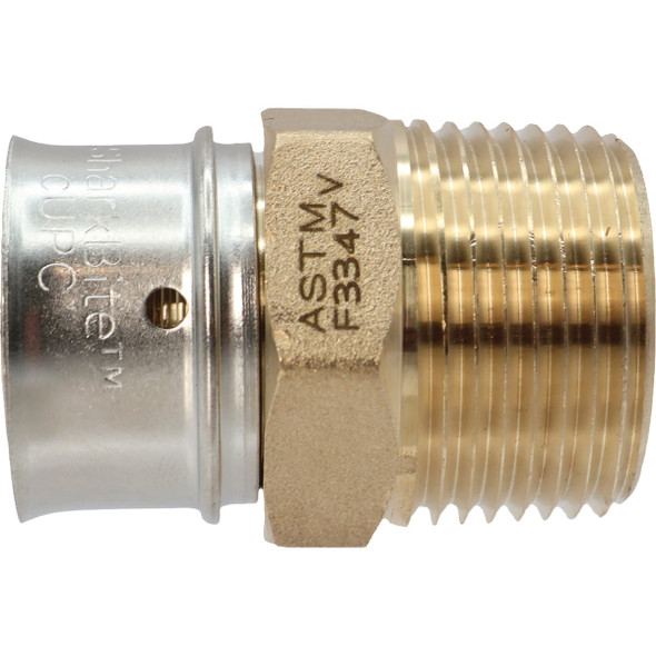 SharkBite 1/2 In. x 1/2 In. FNPT PEX Press Brass Adapter (5-Pack) UCP072Z5