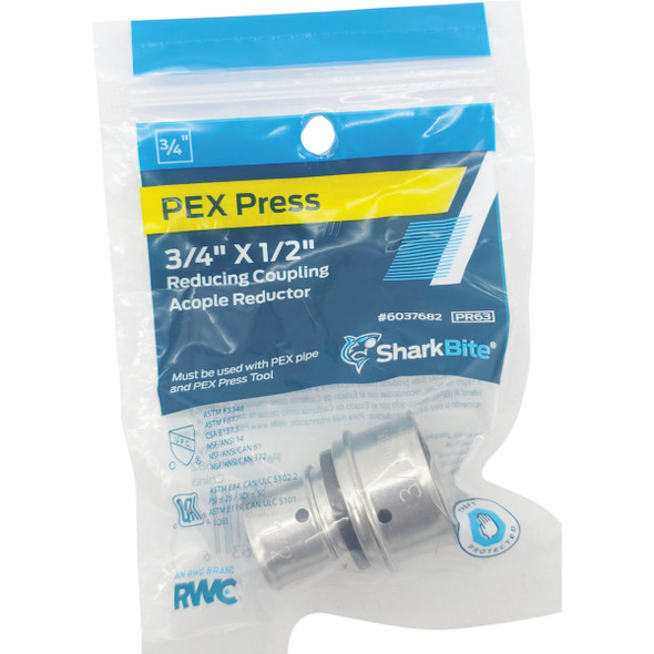 SharkBite 3-4 In. x 1-2 In. PEX Press Poly Coupling UPP058Z 479988
