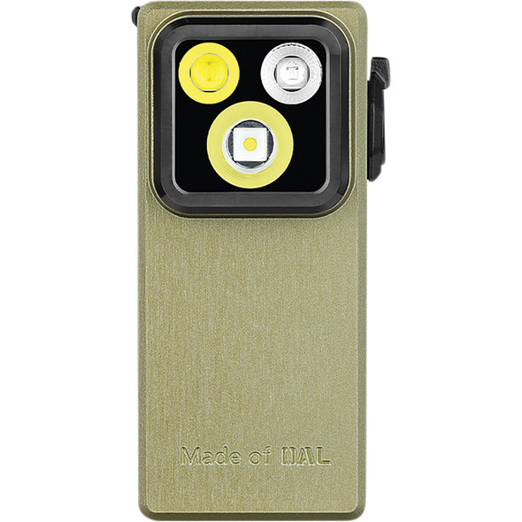 Compact 3-in-1 clip light with flood, spot, UV, and ultra-tough OAL™ construction. OLOCLIPUTOG