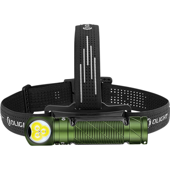 Versatile white and red light flashlight for hands-free and handheld use. OLPERUN3ODG