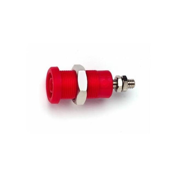 Pomona Electronics PanelMountBananaJack,Wht,36A,13/8in,PK10 72930-9
