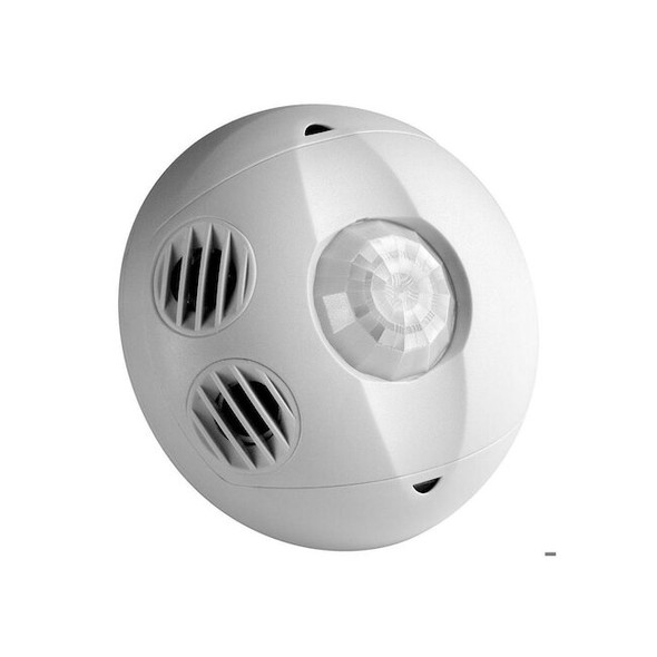 Leviton Ceiling Mount Sensor, Hard Wired, White, 500 sq ft, LED OSC05-MWW