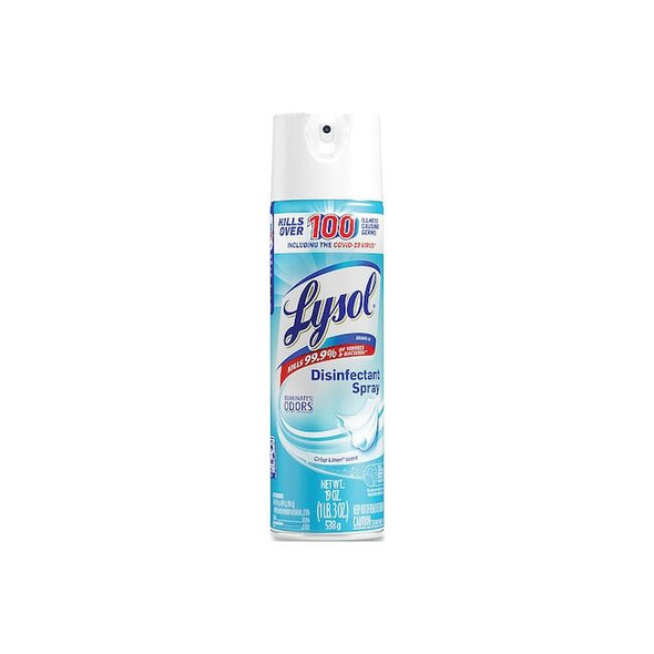Lysol Disinfectant Spray, 19 oz. Aerosol, Crisp Linen 19200-79329