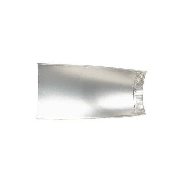 Deflecto Pipe, Aluminum, 4" W, 24" L DP244