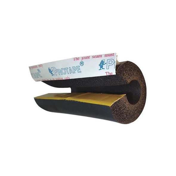 Aerocel Self-Seal Insulation, Rubber, 1-3/8"x 1/2" Wall 725-AC13812SSPT