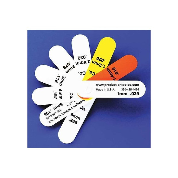 Assembly Tool Feeler Gauge,0.885 In Thick,3 In L Blade S - 9