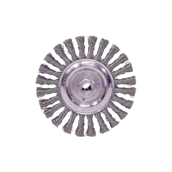 Roughneck Stringer Bead Wheel, 6 in Dia, 1 1/2 in Trim, .023 in Wire
