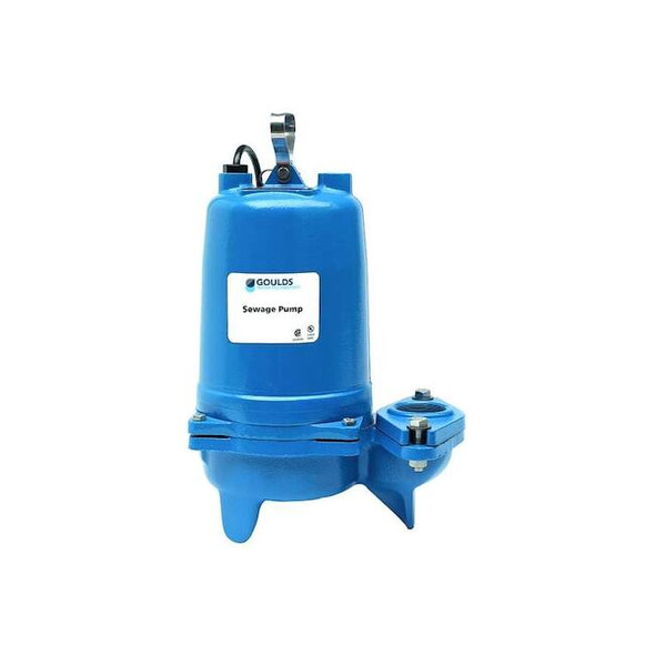 Goulds 2 HP 2" Manual Submersible Sewage Pump 200V WS2038BHF