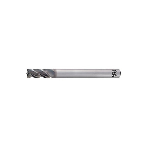 Corner Radius End Mill, Milling 3/8" dia., Coolant Fed: Non-Coolant Through