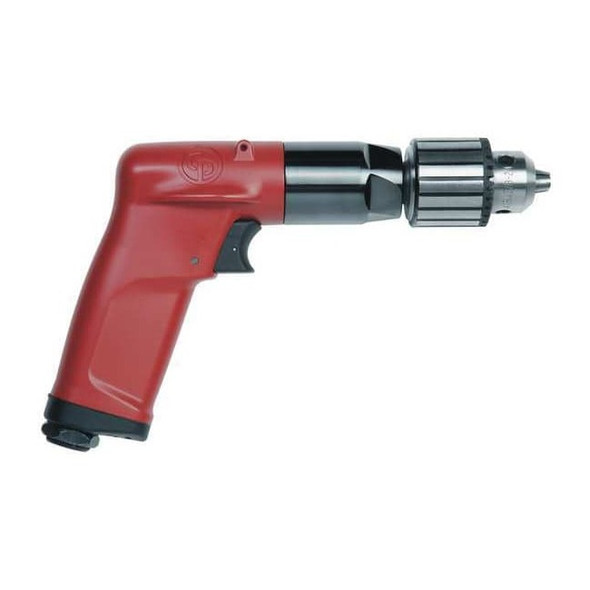 Chicago Pneumatic Air-Powered Drill, 1/4 in, NPT, Keyed CP1014P33