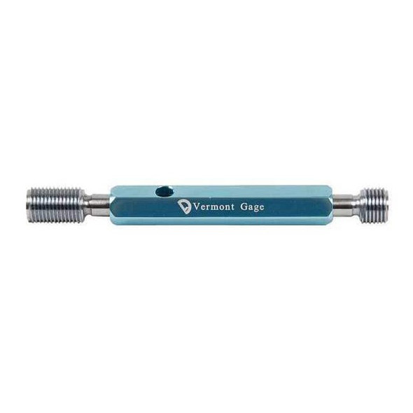 Vermont Gage Go/No Go Plug Gage Assy,7/16-20 UNF 2B 301137540
