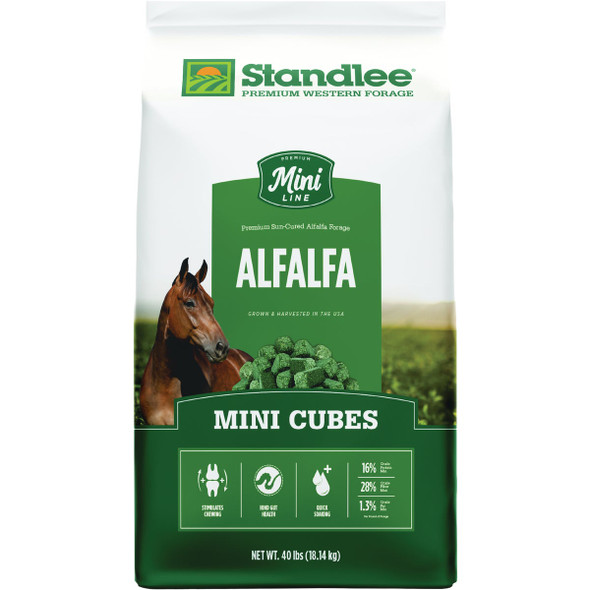 Standlee Premium Western Forage 40 Lb. Alfalfa Hay Mini Cubes 1180-40115-0-0
