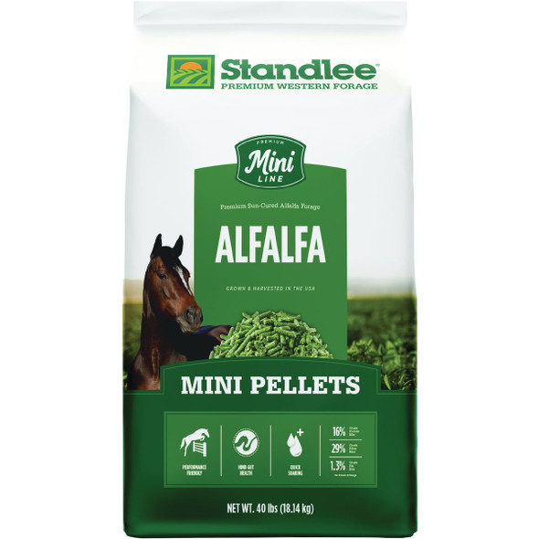 Standlee Premium Western Forage 40 Lb. Alfalfa Hay Mini Pellets 1175-30102-0-0