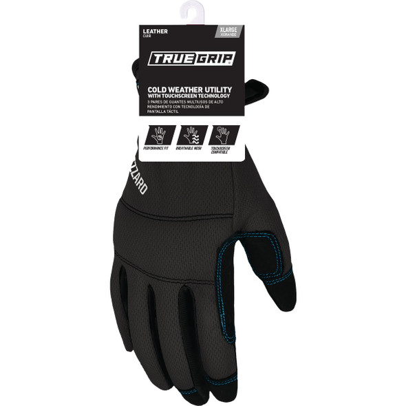 True Grip Men's XL Winter Blizzard Gloves 98623-23