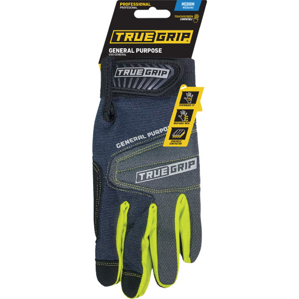 True Grip Men's Medium General Purpose Work Gloves 98691-23