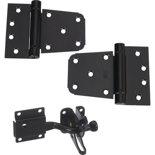 National Hardware Black Self-Closing Gate Kite N343-475