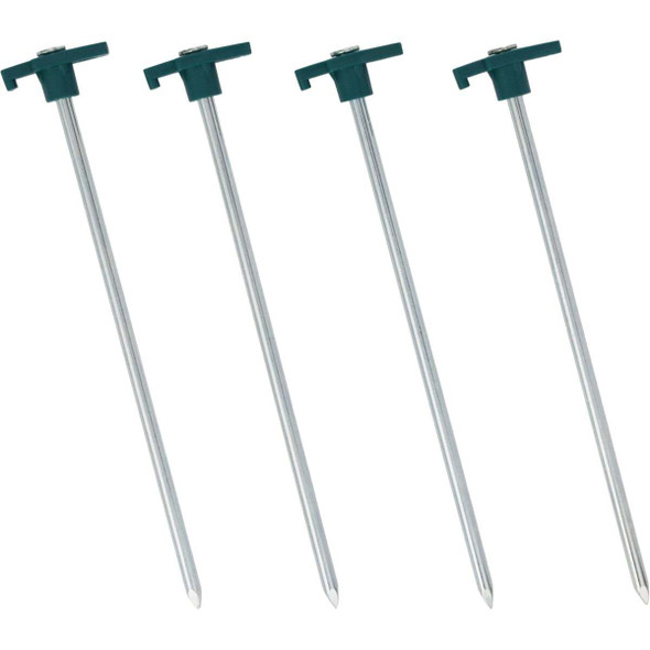 Coleman 10 In. Metal Tent & Canopy Ground Stakes (4-Pack) 2157621