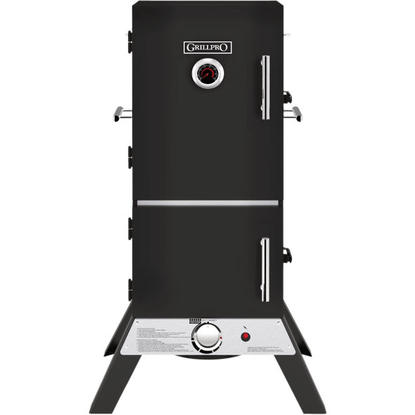 GrillPro 15,000 BTU LP Gas Vertical Propane Smoker 31846