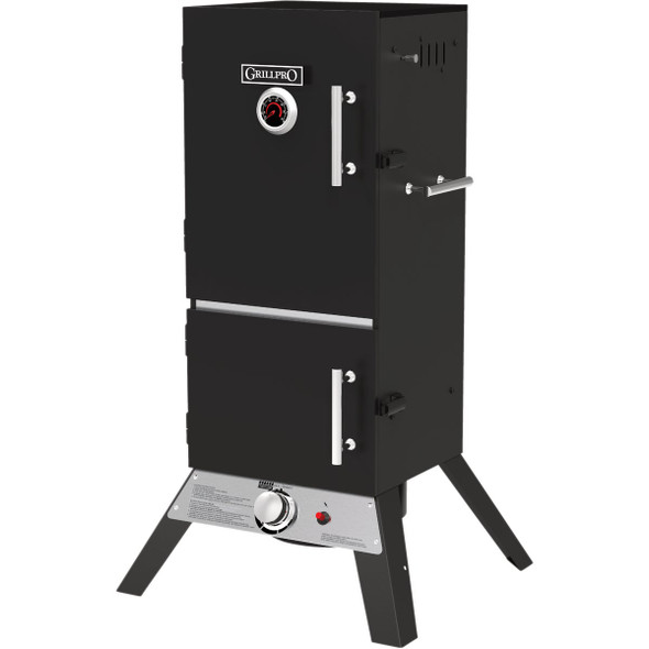 GrillPro 15,000 BTU LP Gas Vertical Propane Smoker 31846 805154