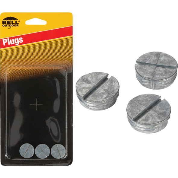 Bell 1/2 In. Gray Closure Plug (3-Pack) 5269-5