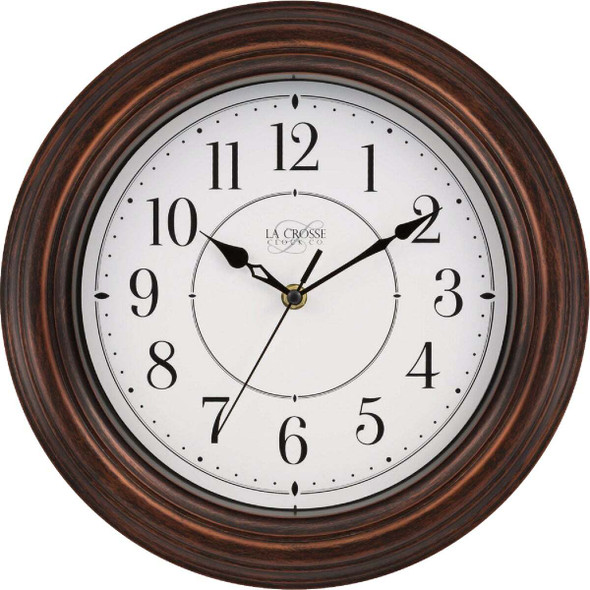 La Crosse Clock Co. 12 In. Evelyn Wall Clock 404-2630W