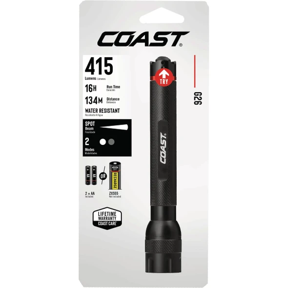Coast G26 415 Lm. LED Flashlight 19680 516504