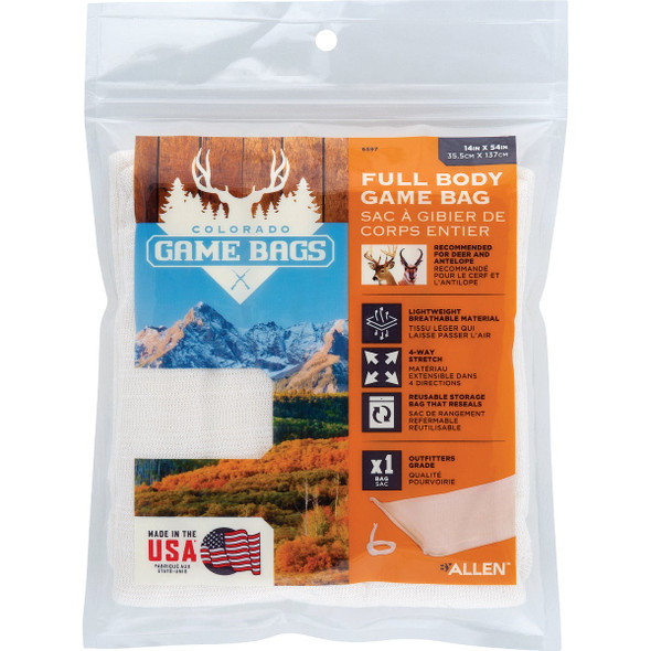 Allen Colorado 54 In. L. x 12 In. W. Full Body Carcass Game Bag 6597 766704