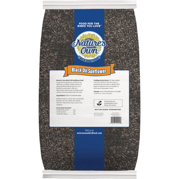 Nature's Own 40 Lb. Black Oil Sunflower Seed 15295 831459