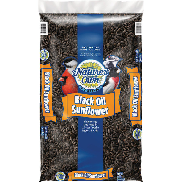 Nature's Own 20 Lb. Black Oil Sunflower Seed 15294