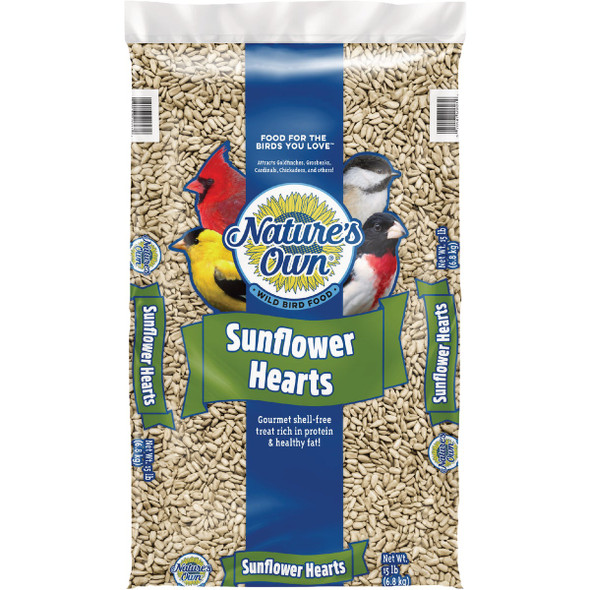 Nature's Own 15 Lb. Black Oil Sunflower Hearts 15297