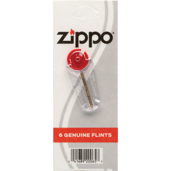 Zippo Genuine Replacement Lighter Flint (6-Pack) 2406N
