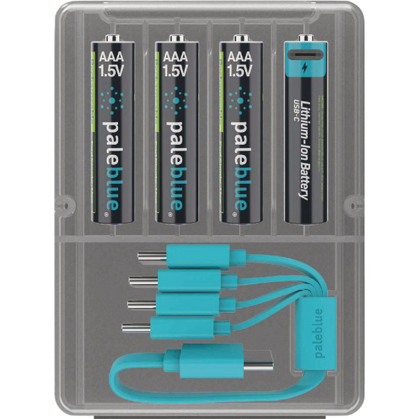 Paleblue AAA Lithium-Ion Rechargeable Battery (4-Pack) PB-AAA-C2